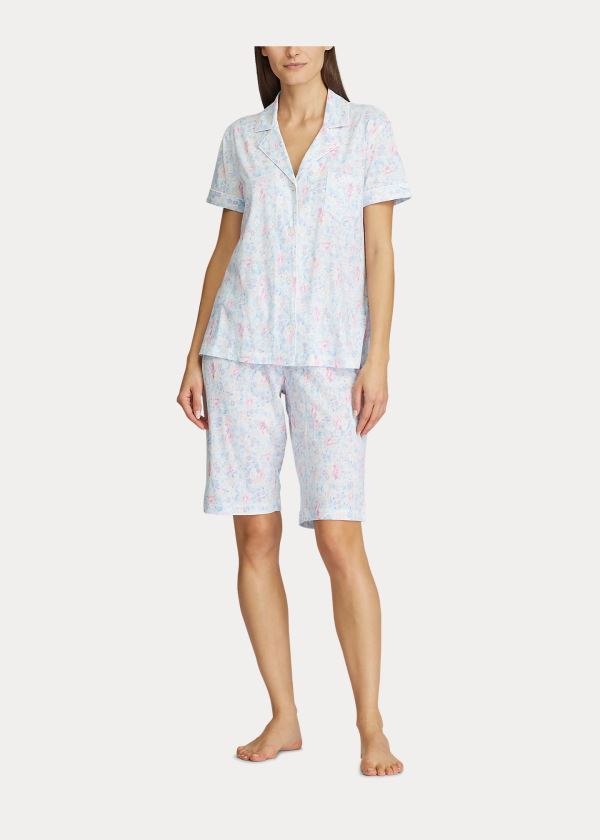 Pijamas Ralph Lauren Algodão Dolman-Sleeve Mulher 24831-QKHO